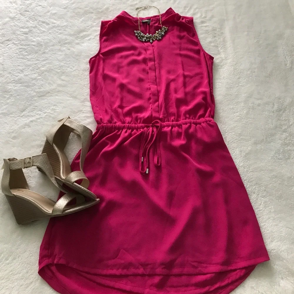 Dalia pink sleeveless dress - Picture 6 of 6